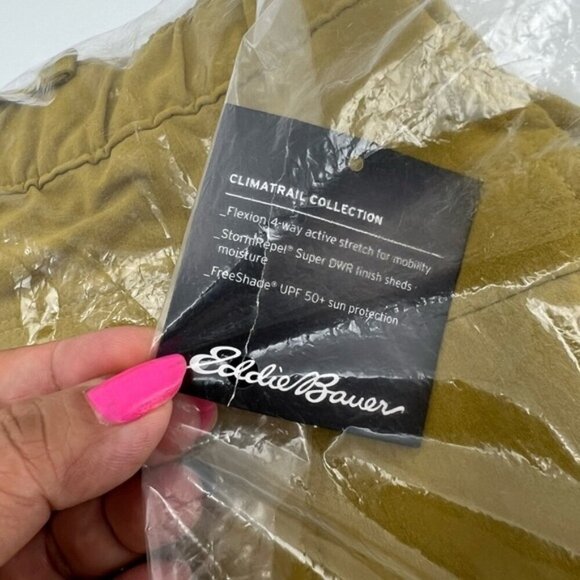 Eddie Bauer - Women's Clima Trail Shorts - Agold. Size: 8 (US). NIB (1547) - Picture 5 of 13